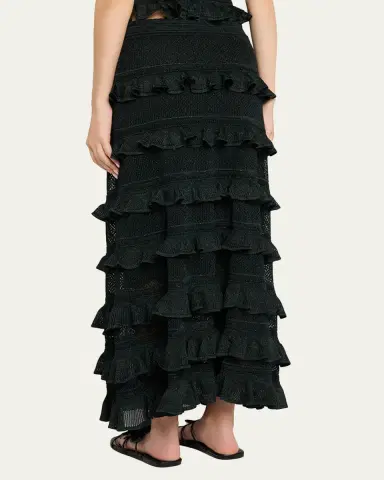 Zimmermann Valiant Frill Midi Skirt | Thumbnail 3