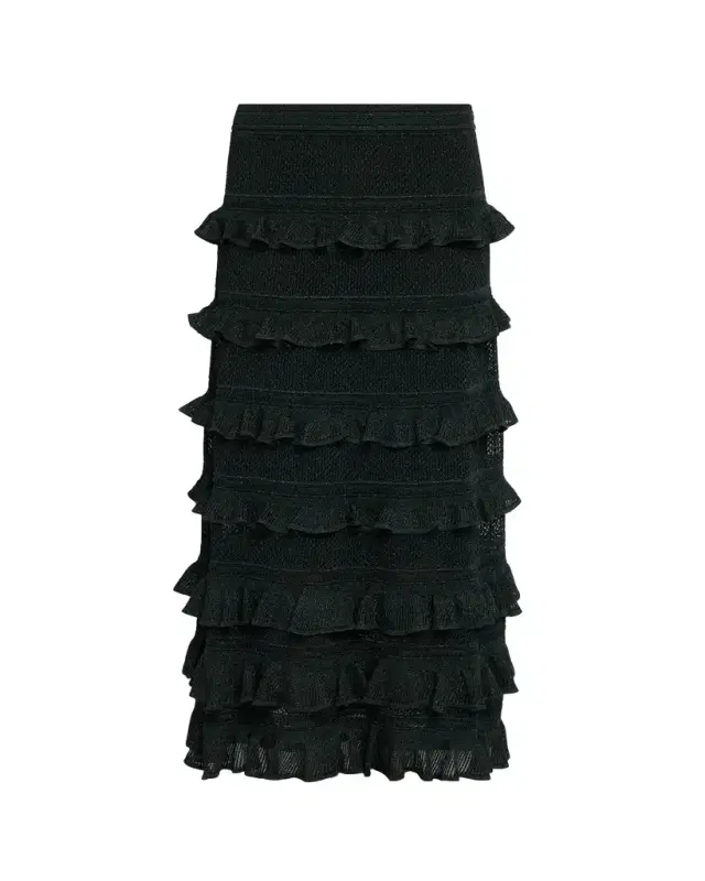Zimmermann Valiant Frill Midi Skirt