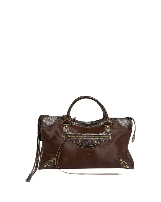 Balenciaga Le City Medium Calf Hair Tote Bag