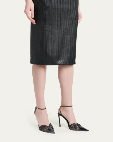 Tom Ford 85mm Lace Patent Leather Pumps | Thumbnail 2