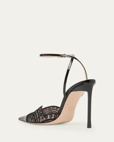 Tom Ford 85mm Lace Patent Leather Pumps | Thumbnail 4