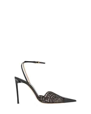 Tom Ford 85mm Lace Patent Leather Pumps | Thumbnail 1