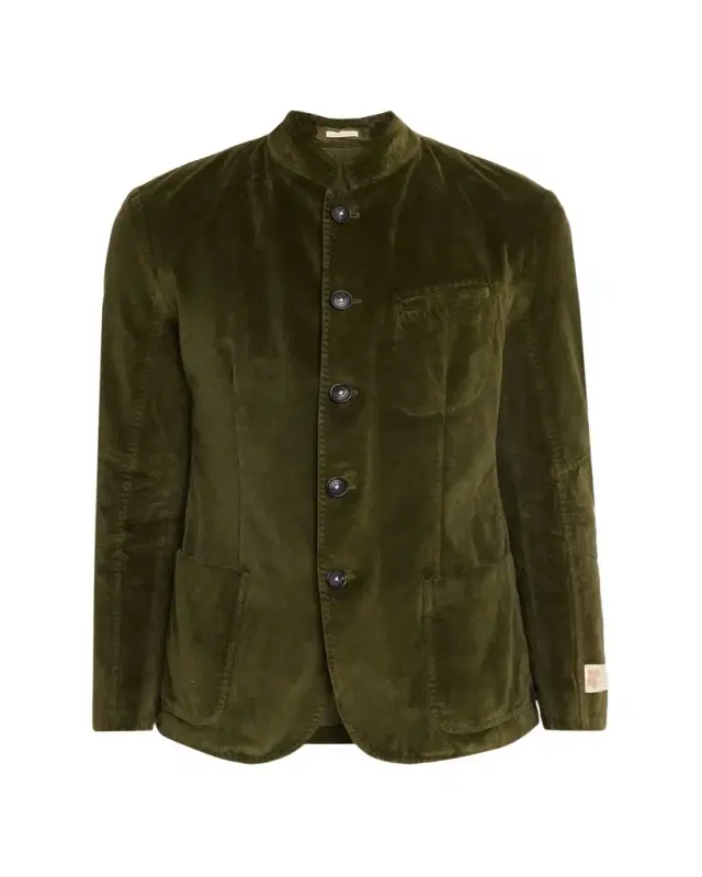 Massimo Alba Men's Velvet Garment Dyed Blazer