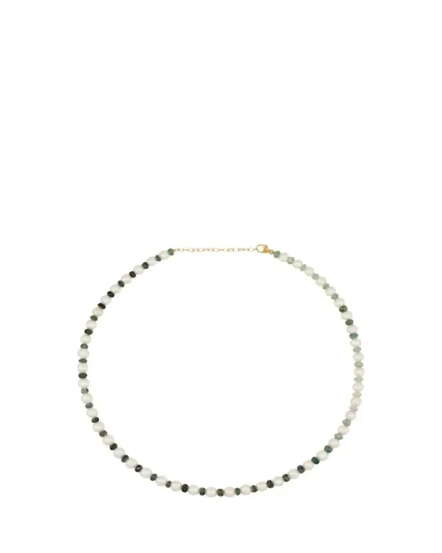 JIA JIA Ocean Jumbo Emerald and Pearl Necklace