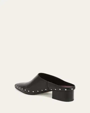 Vince August 40MM Leather Clog Mules | Thumbnail 3 Vince August 40MM Leather Clog Mules | Thumbnail 3
