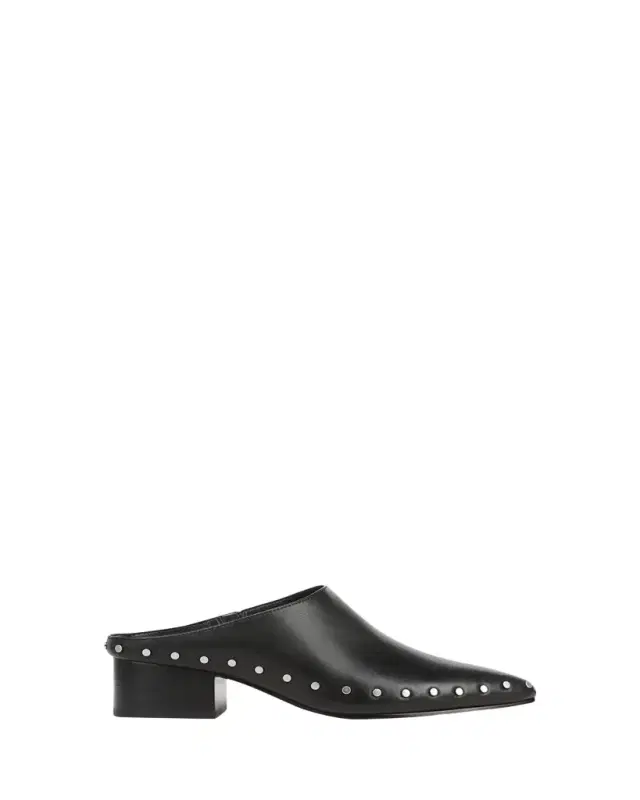 Vince August 40MM Leather Clog Mules