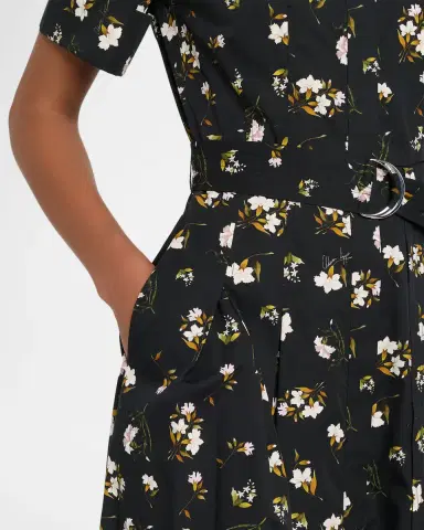 Adam Lippes Leighton Floral-Print Belted Midi Shirtdress | Thumbnail 5 Adam Lippes Leighton Floral-Print Belted Midi Shirtdress | Thumbnail 5