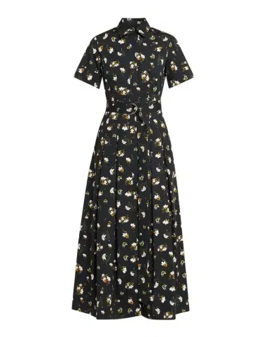 Adam Lippes Leighton Floral-Print Belted Midi Shirtdress | Thumbnail 1 Adam Lippes Leighton Floral-Print Belted Midi Shirtdress | Thumbnail 1
