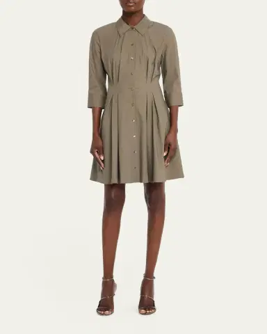 L'Agence Journi Pintucked Shirtdress | Thumbnail 2 L'Agence Journi Pintucked Shirtdress | Thumbnail 2