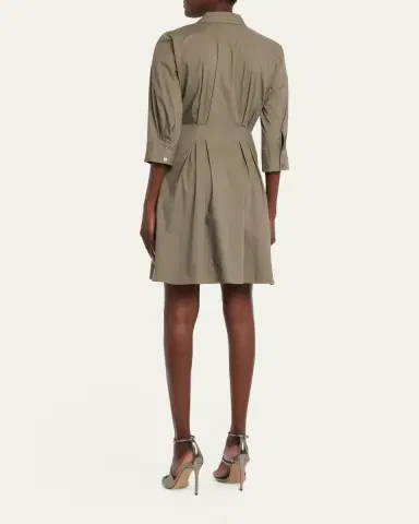 L'Agence Journi Pintucked Shirtdress | Thumbnail 3 L'Agence Journi Pintucked Shirtdress | Thumbnail 3