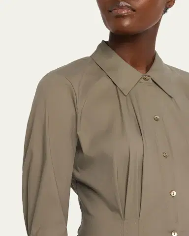 L'Agence Journi Pintucked Shirtdress | Thumbnail 5 L'Agence Journi Pintucked Shirtdress | Thumbnail 5