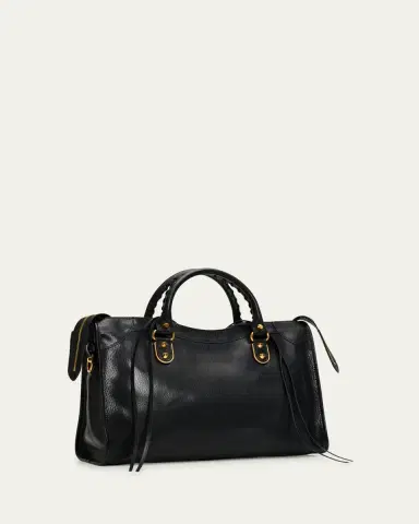 Balenciaga Le City Uptown Medium Leather Top-Handle Bag | Thumbnail 3 Balenciaga Le City Uptown Medium Leather Top-Handle Bag | Thumbnail 3