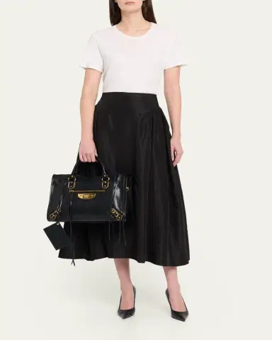 Balenciaga Le City Uptown Medium Leather Top-Handle Bag | Thumbnail 5 Balenciaga Le City Uptown Medium Leather Top-Handle Bag | Thumbnail 5