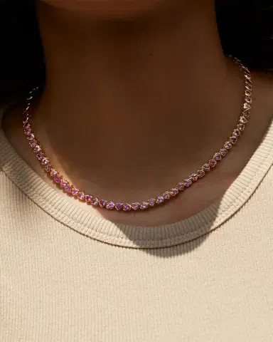 Emily P. Wheeler I Heart Pink Necklace | Thumbnail 2