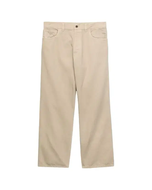 Prada Men's Wide Leg Denim Five-Pocket Pants