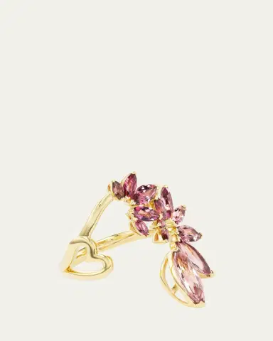 Emily P. Wheeler Arashi Ring with Pink Stones | Thumbnail 3