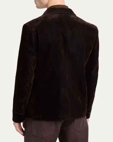 Tom Ford Men's Wool Patch Pocket Single-Breasted Blazer | Thumbnail 3