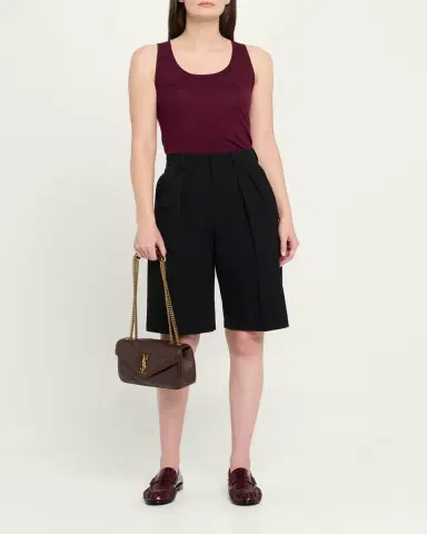 Saint Laurent Loulou Small YSL Quilted Leather Chain Shoulder Bag | Thumbnail 5
