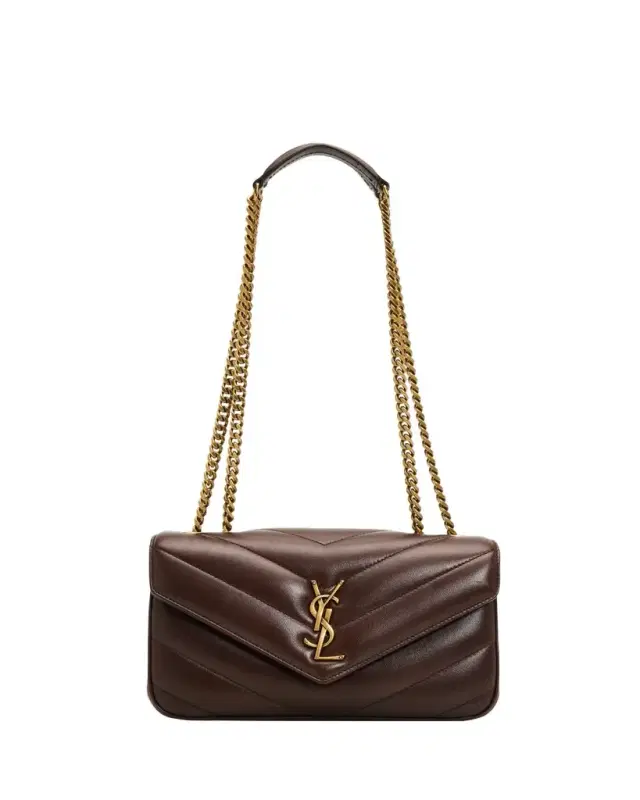Saint Laurent Loulou Small YSL Quilted Leather Chain Shoulder Bag