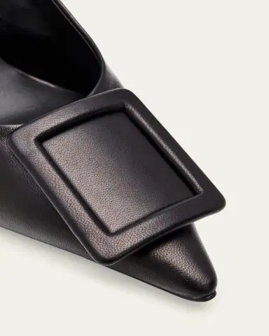 Roger Vivier 85mm Viv Ville Leather Slingback Pumps | Thumbnail 5