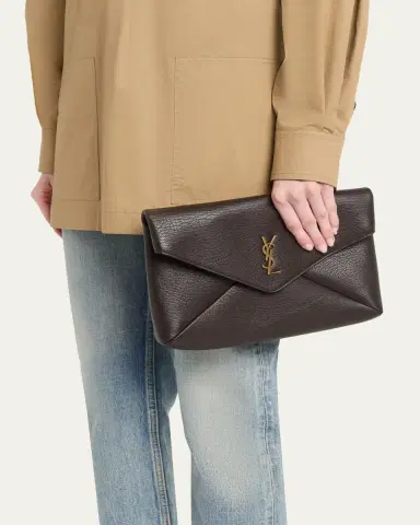 Saint Laurent Cassandre Large Leather Envelope Clutch | Thumbnail 2 Saint Laurent Cassandre Large Leather Envelope Clutch | Thumbnail 2