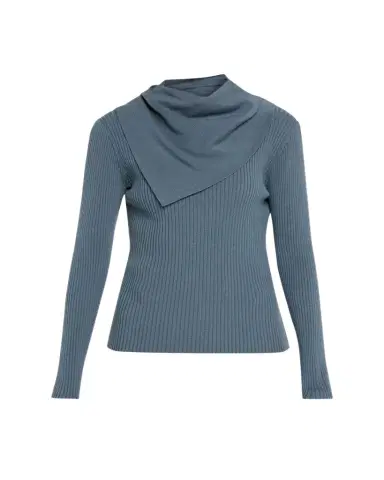 Zimmermann Valiant Merino Scarf Sweater | Thumbnail 1 Zimmermann Valiant Merino Scarf Sweater | Thumbnail 1