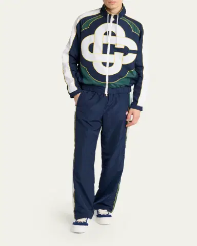 Casablanca Men's Logo Paneled Sweatpants | Thumbnail 2
