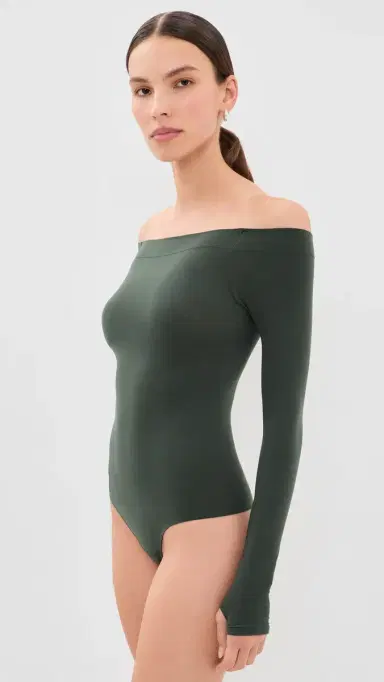 Commando Ballet Off Shoulder Thong Bodysuit with Thumbholes | Thumbnail 4 Commando Ballet Off Shoulder Thong Bodysuit with Thumbholes | Thumbnail 4