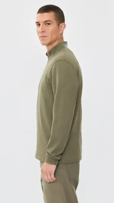 Greyson Troy Textured Fleece Quarter Zip Camp S | Thumbnail 5 Greyson Troy Textured Fleece Quarter Zip Camp S | Thumbnail 5
