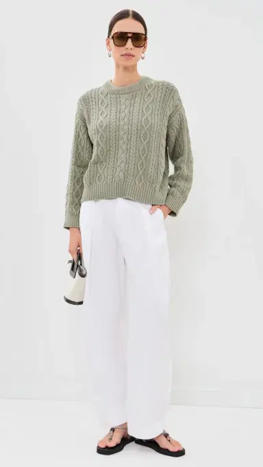Jenni Kayne Aire Crewneck Pullover | Thumbnail 5