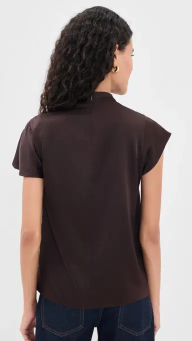 Staud Davina Silk Top | Thumbnail 3 Staud Davina Silk Top | Thumbnail 3