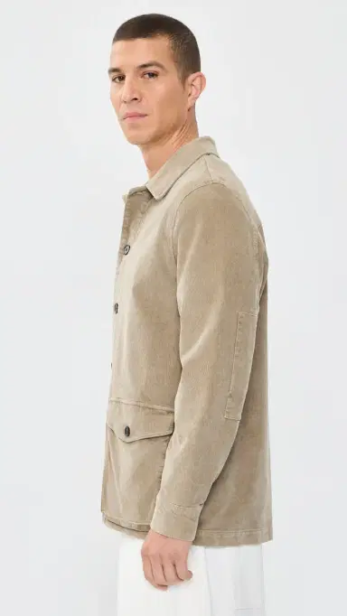 OFFICINE GÉNÉRALE Suny Washed Cotton Corduroy Jacket Faded Ginger | Thumbnail 4