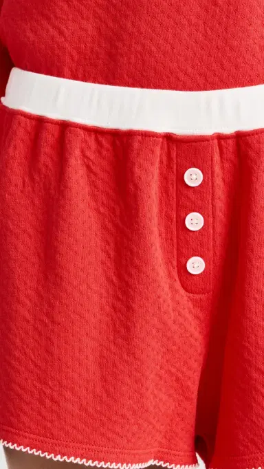 Cozyland by Morgan Lane Tate Short Cherry | Thumbnail 6