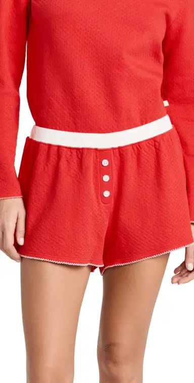 Cozyland by Morgan Lane Tate Short Cherry | Thumbnail 1