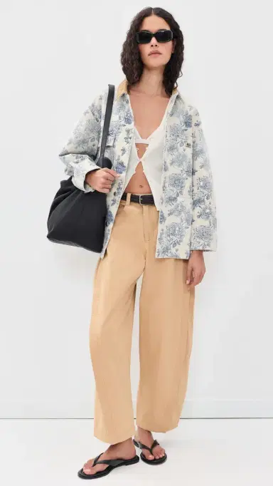 R13 Relaxed Chore Jacket Dustbloom Indigo | Thumbnail 5