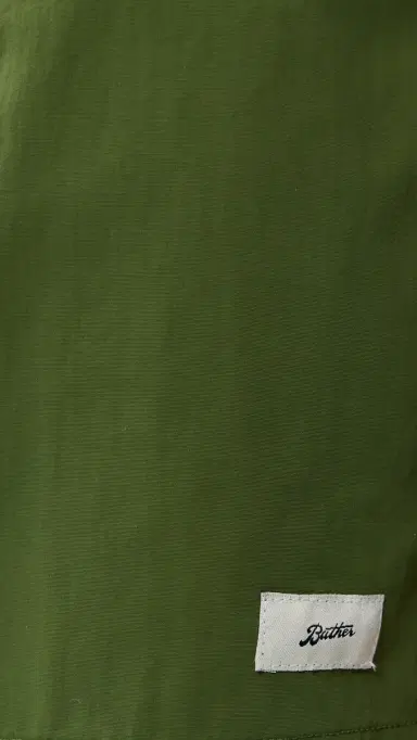 BATHER Solid Olive Swim Trunks 5.5 | Thumbnail 6