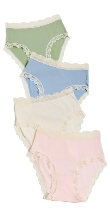 Stripe & Stare High Rise Panties 4 Pack | Thumbnail 1
