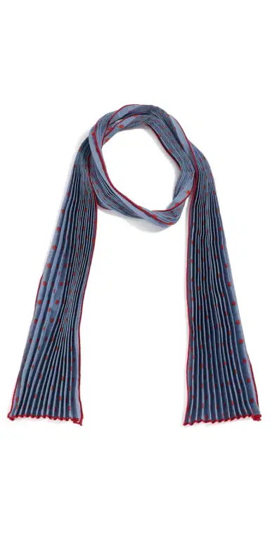 Rachel Comey Pleated Scarf Slate One Size | Thumbnail 1 Rachel Comey Pleated Scarf Slate One Size | Thumbnail 1