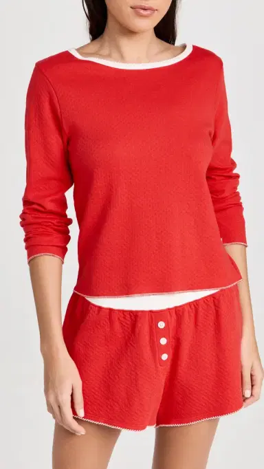 Cozyland by Morgan Lane Ellie Tee Cherry S | Thumbnail 2