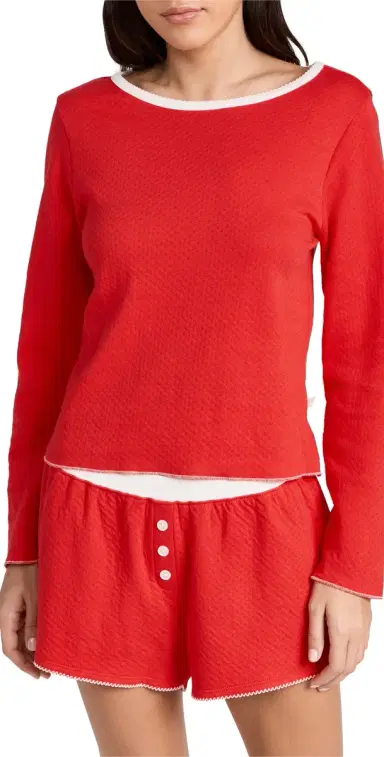 Cozyland by Morgan Lane Ellie Tee Cherry S | Thumbnail 1