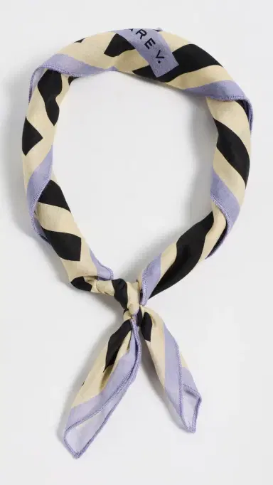 Clare V. Moules Frites Bandana Moules Frites One Size | Thumbnail 5