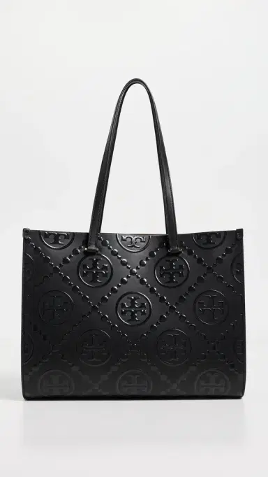 Tory Burch T Monogram Embossed Tote Bag | Thumbnail 2 Tory Burch T Monogram Embossed Tote Bag | Thumbnail 2