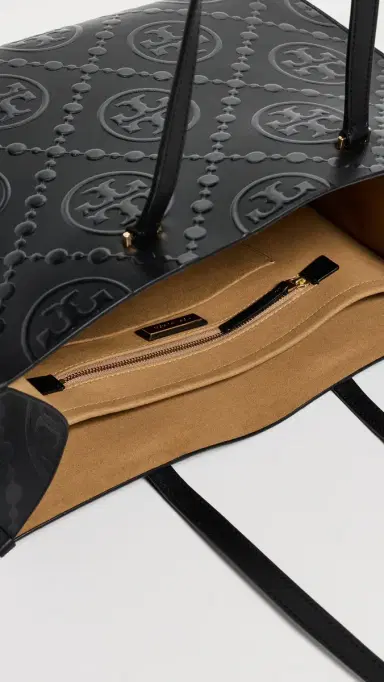 Tory Burch T Monogram Embossed Tote Bag | Thumbnail 6 Tory Burch T Monogram Embossed Tote Bag | Thumbnail 6