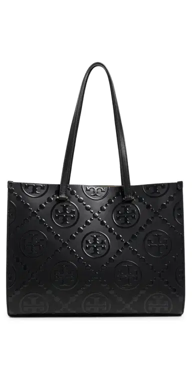 Tory Burch T Monogram Embossed Tote Bag | Thumbnail 1 Tory Burch T Monogram Embossed Tote Bag | Thumbnail 1
