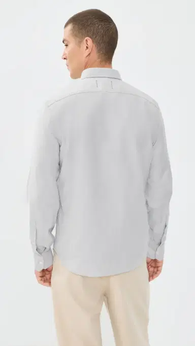 REIGNING CHAMP Cotton Oxford Windsor Standard Shirt | Thumbnail 3 REIGNING CHAMP Cotton Oxford Windsor Standard Shirt | Thumbnail 3