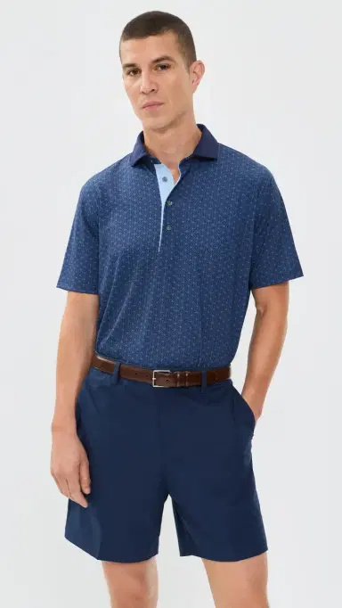 Greyson Deco Polo Top MATESE BUE | Thumbnail 2 Greyson Deco Polo Top MATESE BUE | Thumbnail 2