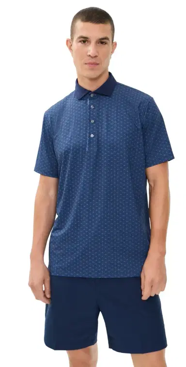 Greyson Deco Polo Top MATESE BUE | Thumbnail 1 Greyson Deco Polo Top MATESE BUE | Thumbnail 1