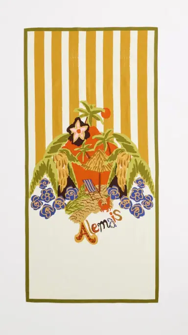 ALÉMAIS Island Cove Textured Towel MULTI MULTI One Size | Thumbnail 2