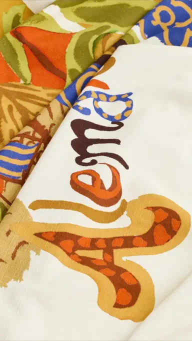 ALÉMAIS Island Cove Textured Towel MULTI MULTI One Size | Thumbnail 4