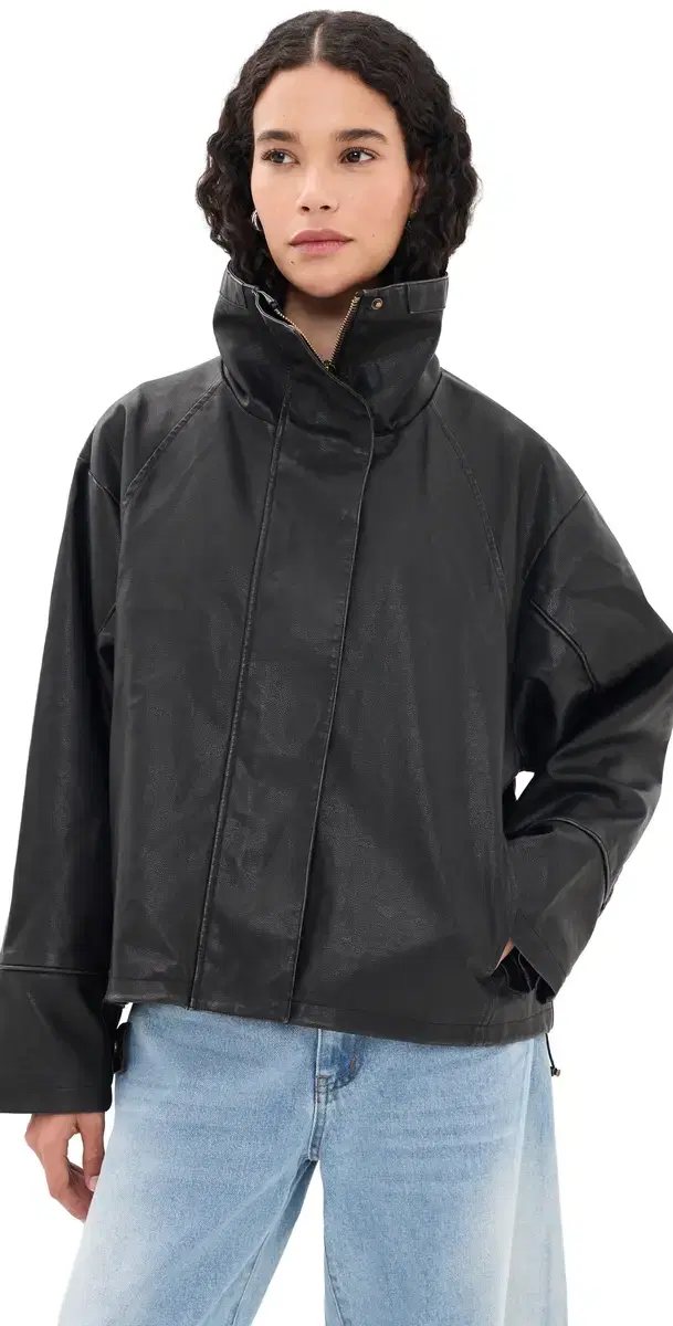 Lioness Shoreline Funnel Jacket Noir